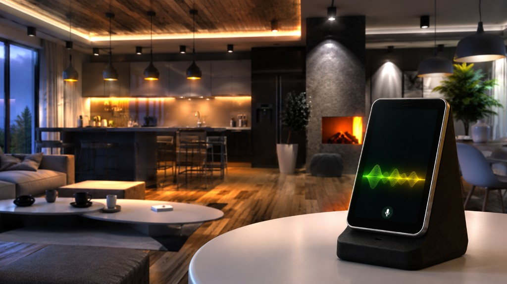 Pariotics device in a hotel suite